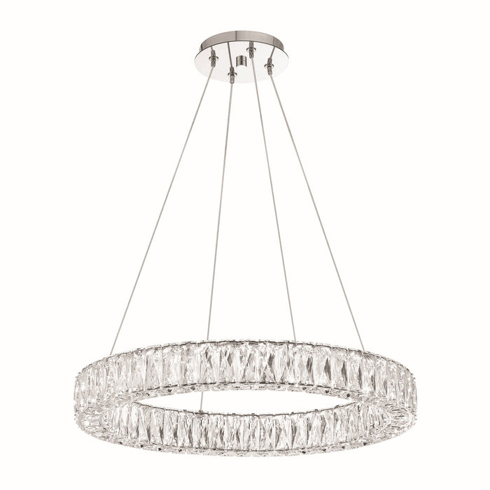 Crystorama ED3542401CH LED Pendant, Polished Chrome