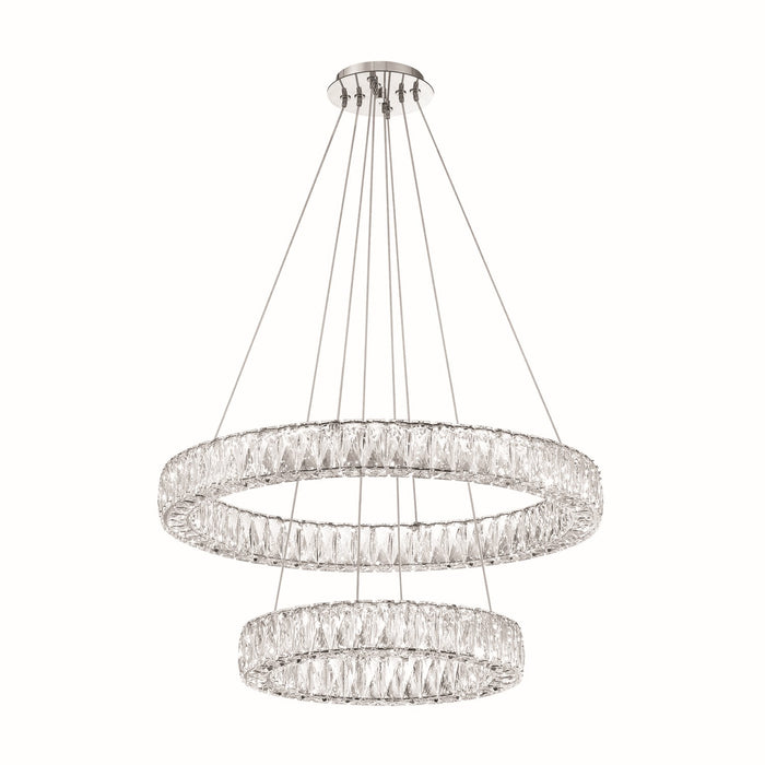 Crystorama ED3562801CH LED Chandelier, Polished Chrome