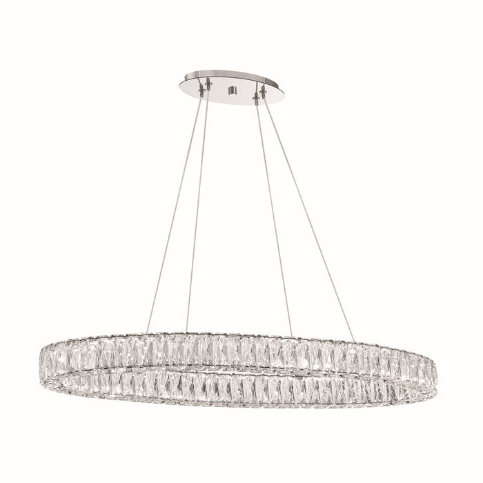 Crystorama ED3563901CH LED Chandelier, Polished Chrome