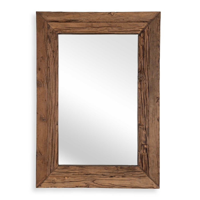 Uttermost 08209 Mirror, Rustic Pine Wood