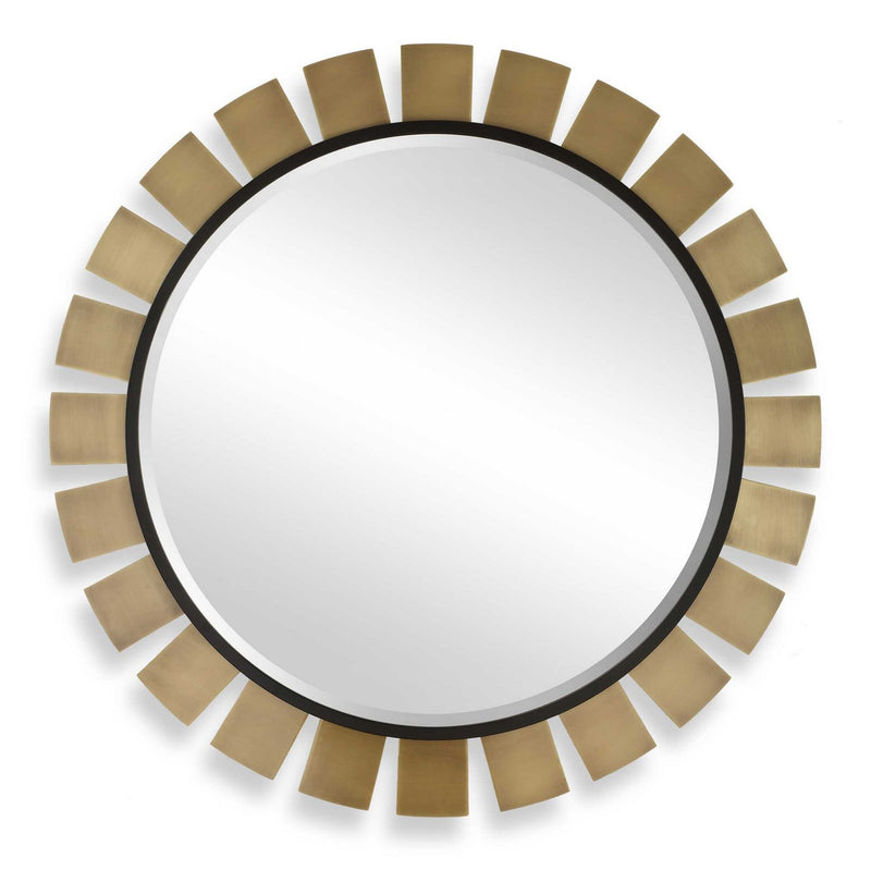 Uttermost 08263 Mirror, Antique Brass