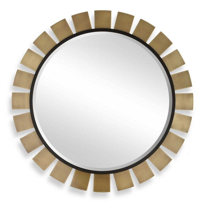 Uttermost 08263 Mirror, Antique Brass