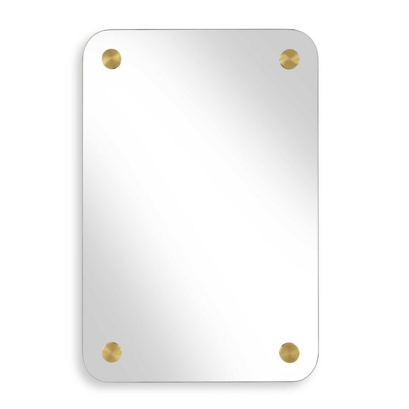Uttermost 08265 Mirror, Brass