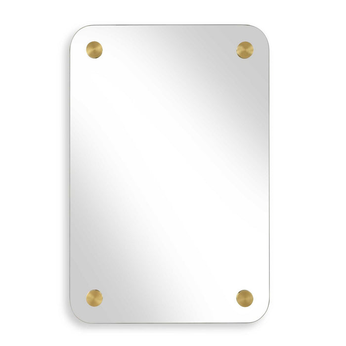 Uttermost 08265 Mirror, Brass