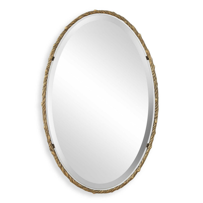 Uttermost 08266 Mirror, Antiqued Gold