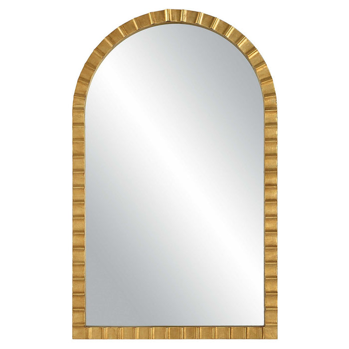 Uttermost 08269 Mirror, Antiqued Metallic Gold Leaf