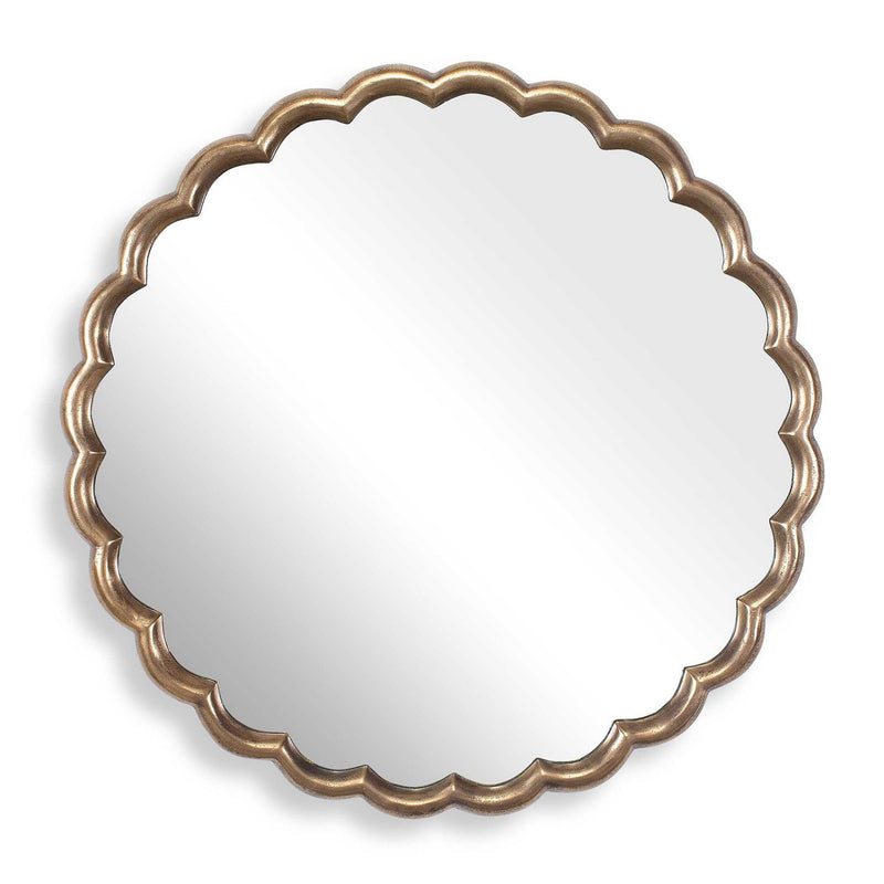 Uttermost 08277 Mirror, Antique Brass