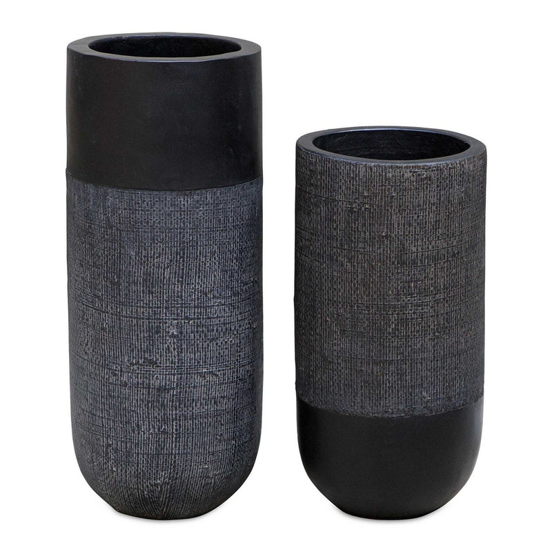 Uttermost 17122 Vases, Set/2, Black Terracotta