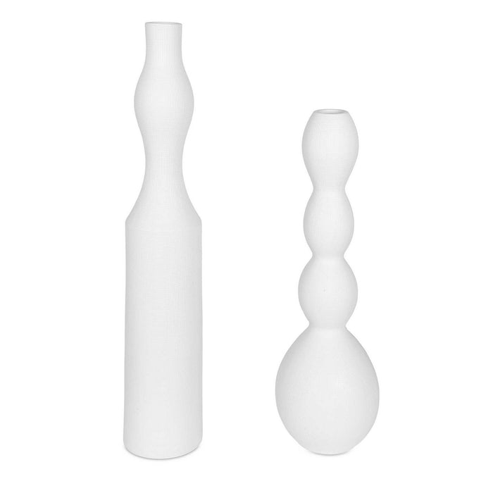 Uttermost 18219 Vases, Set/2, White Ceramic