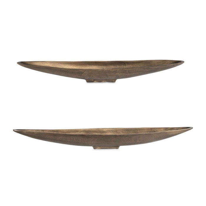 Uttermost 18230 Bowls, Set/2, Antique Brass
