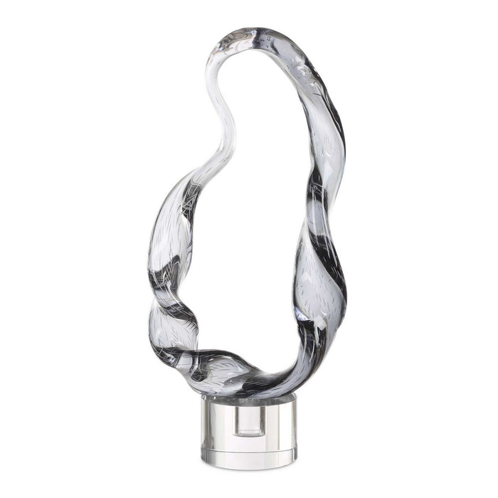 Uttermost 18242 Sculpture, Smoked Glass