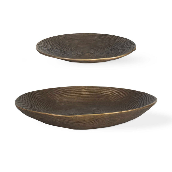 Uttermost 18255 Bowl, Antique Brass
