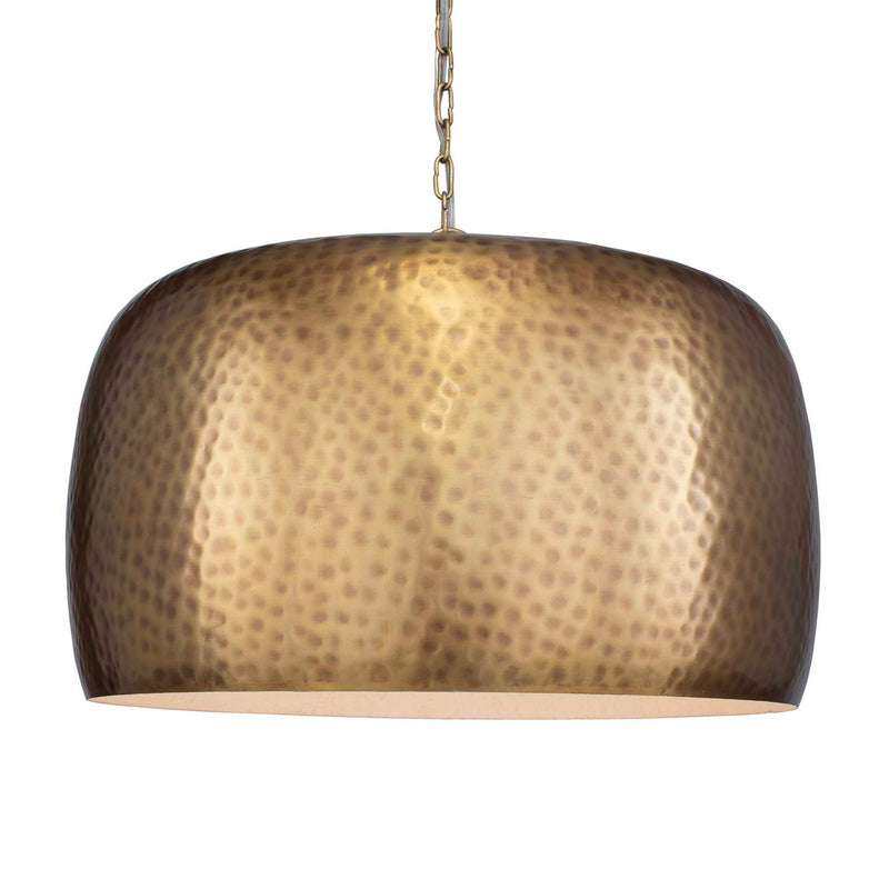 Uttermost 21610 One Light Pendant, Antique Brass