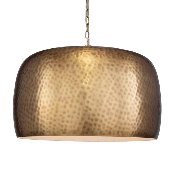 Uttermost 21610 One Light Pendant, Antique Brass