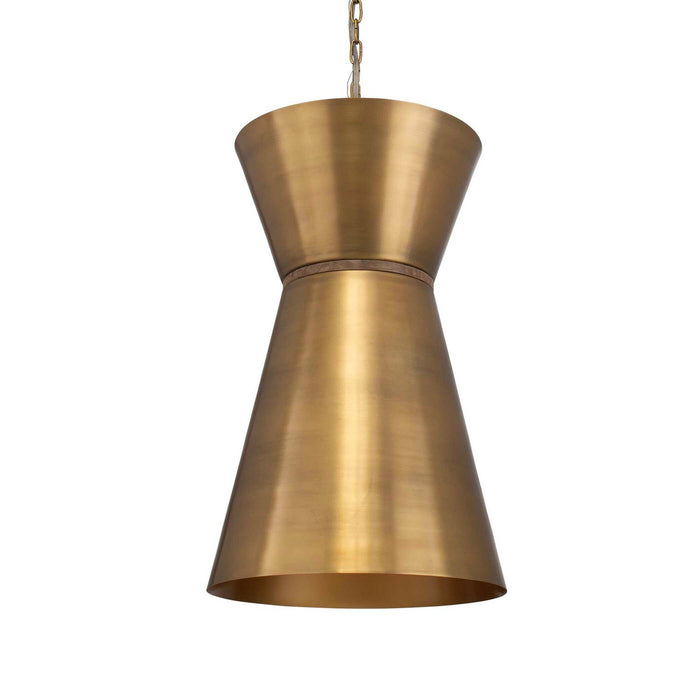 Uttermost 21617 One Light Pendant, Antique Brass