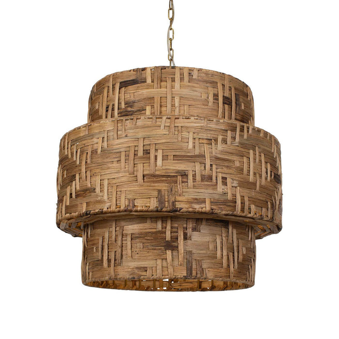 Uttermost 21618 Four Light Pendant, Antique Brass