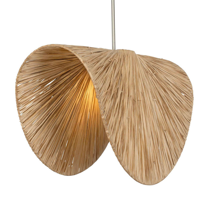 Uttermost 21625 One Light Pendant, Antique Brass