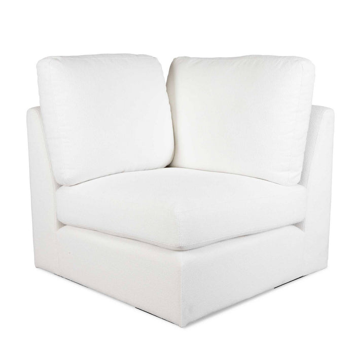 Uttermost 23854-C Corner Sofa, White