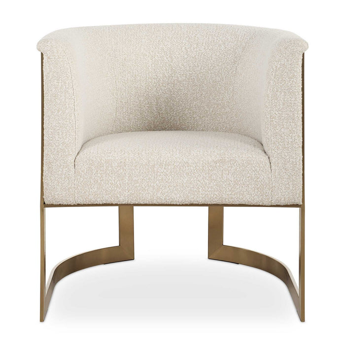 Uttermost 23885 Chair, Brushed Gold