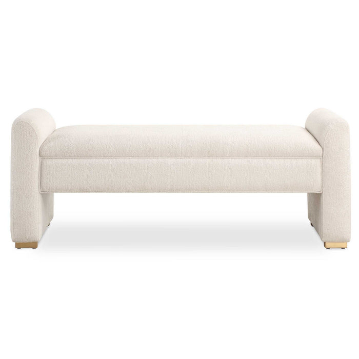 Uttermost 23887 Bench, Brushed Brass