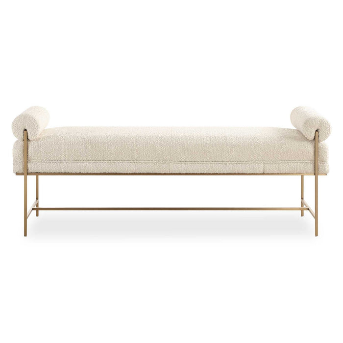 Uttermost 23888 Bench, Brushed Brass