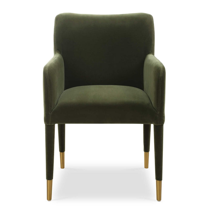 Uttermost 23941 Dining Chair, Brushed Brass