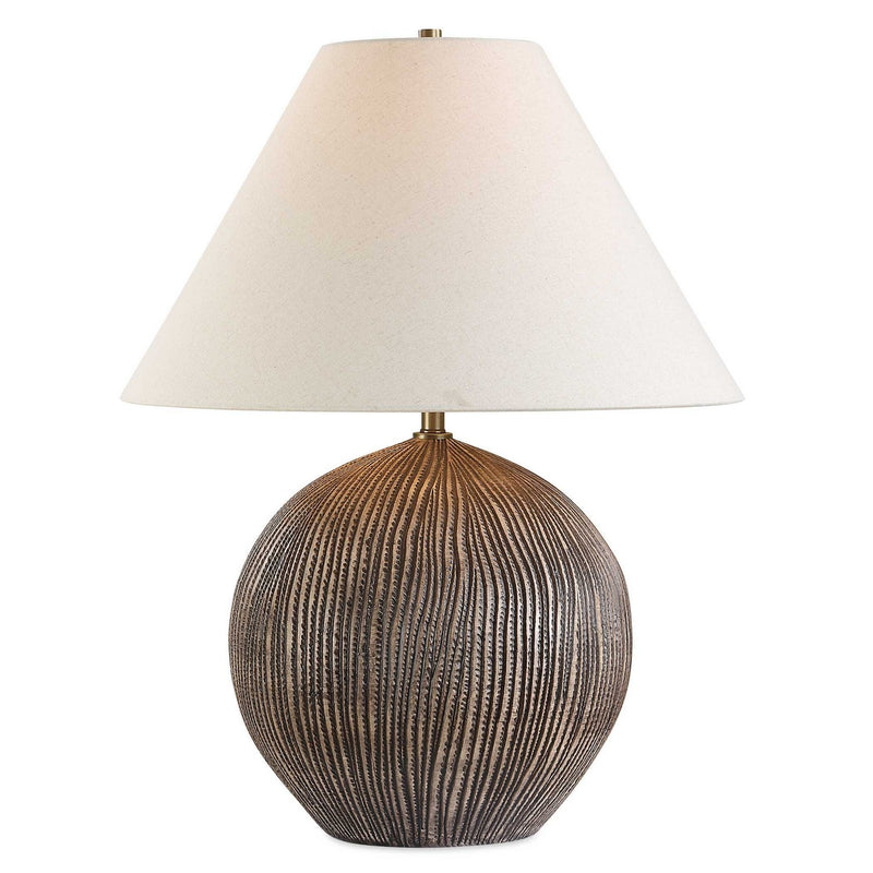 Uttermost 30492 One Light Table Lamp, Rubbed Dark Brown
