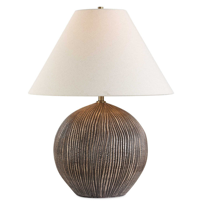 Uttermost 30492 One Light Table Lamp, Rubbed Dark Brown