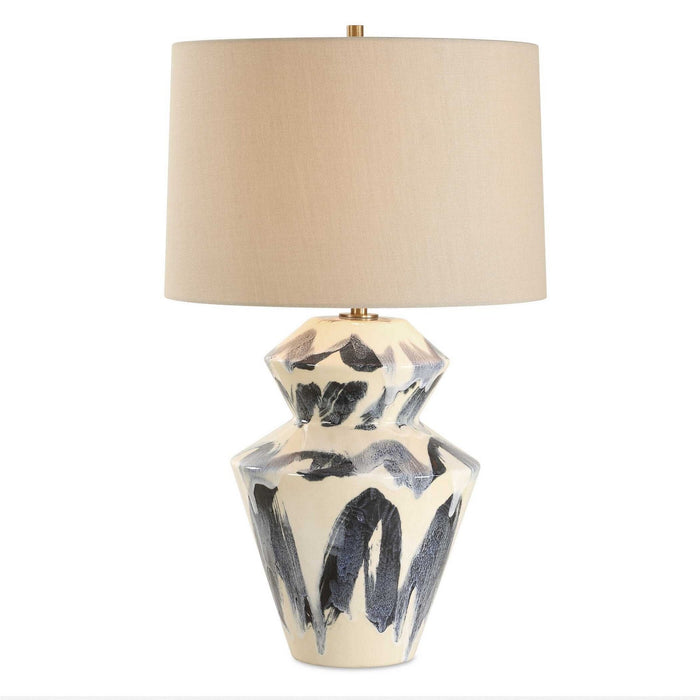 Uttermost 30548-1 One Light Table Lamp, Antique Brass Plated