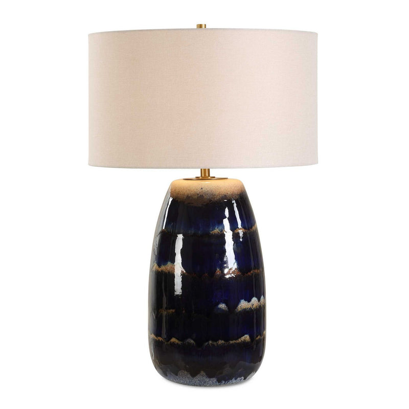 Uttermost 30549 One Light Table Lamp, Antique Brass