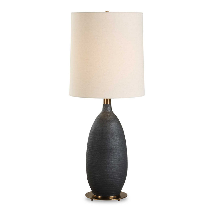 Uttermost 30554-1 One Light Table Lamp, Antique Brass Plated