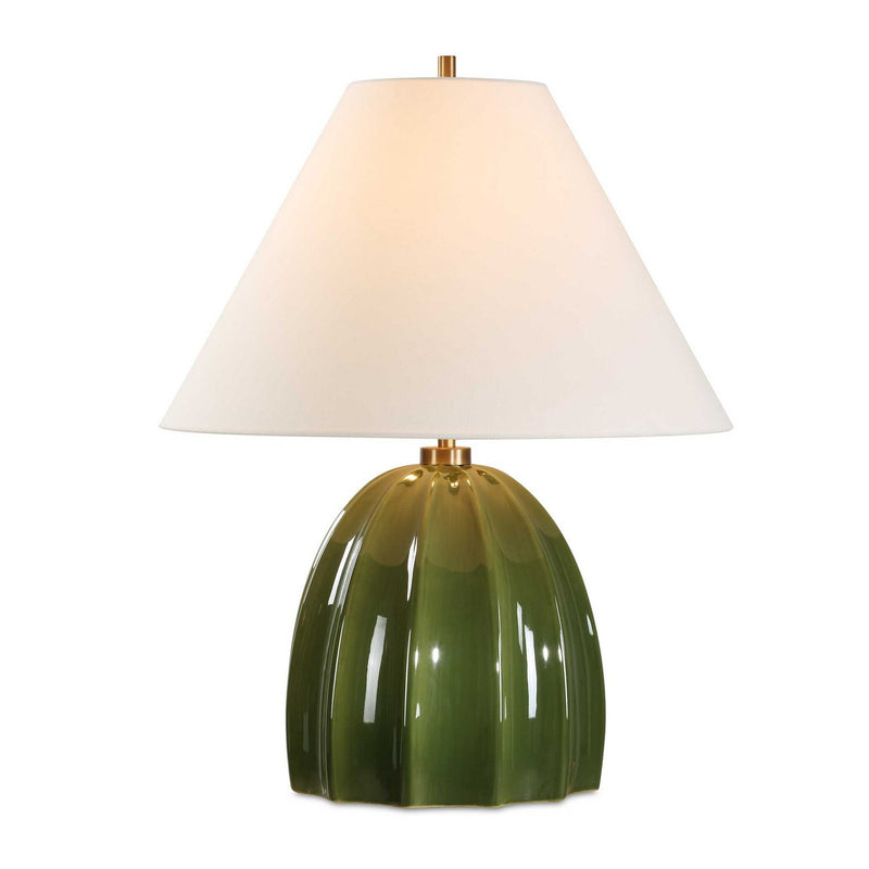 Uttermost 30558 One Light Table Lamp, Brass Plated