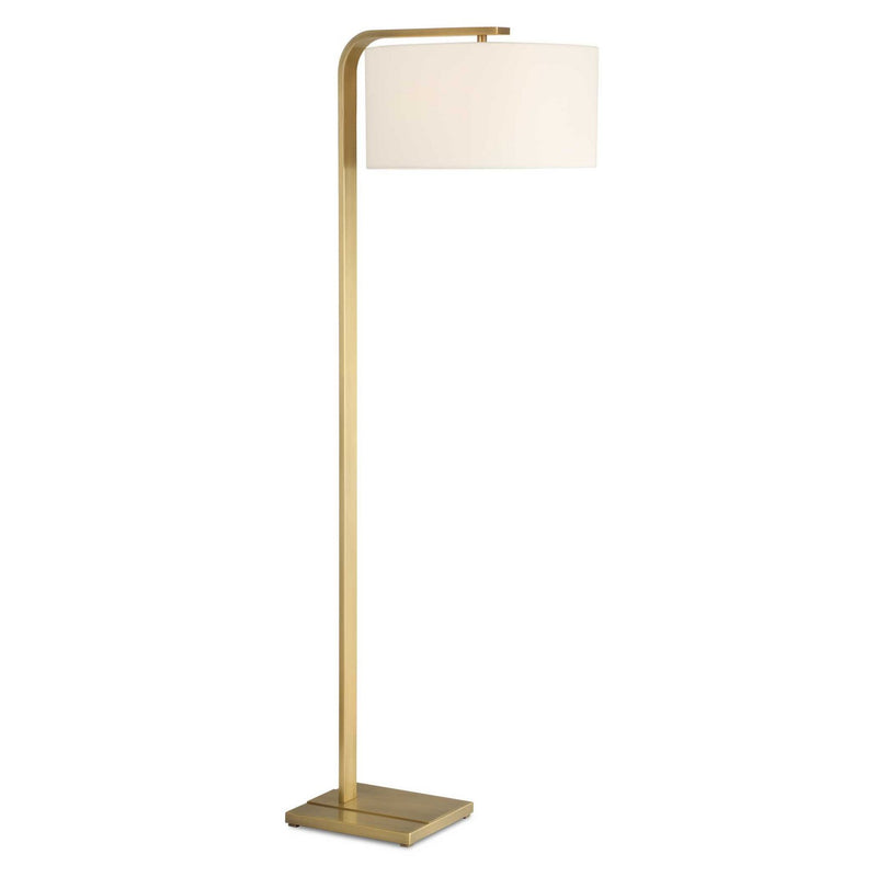 Uttermost 30561 One Light Floor Lamp, Antique Brass Plated