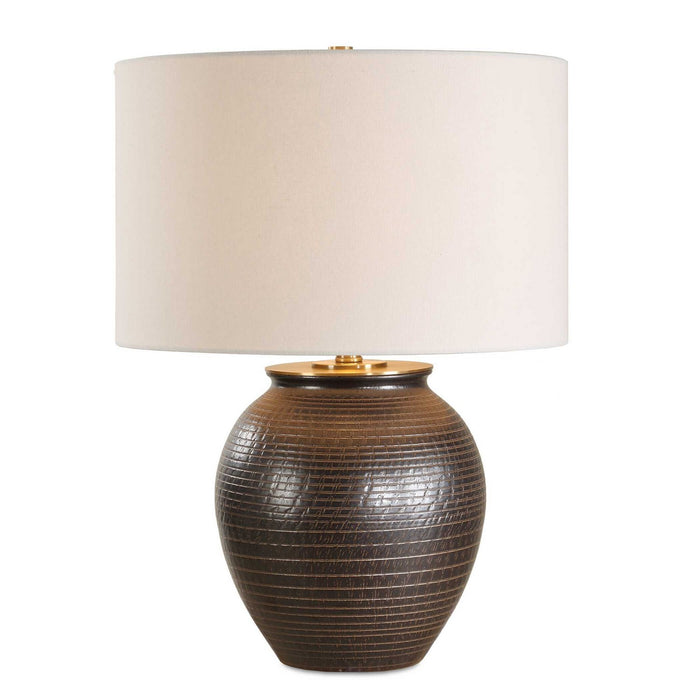 Uttermost 30562-1 One Light Table Lamp, Brass Plated