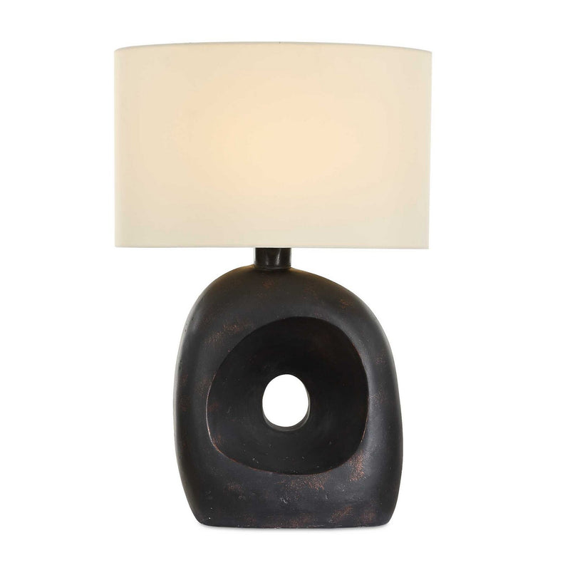 Uttermost 30574-1 One Light Table Lamp, Dark Bronze