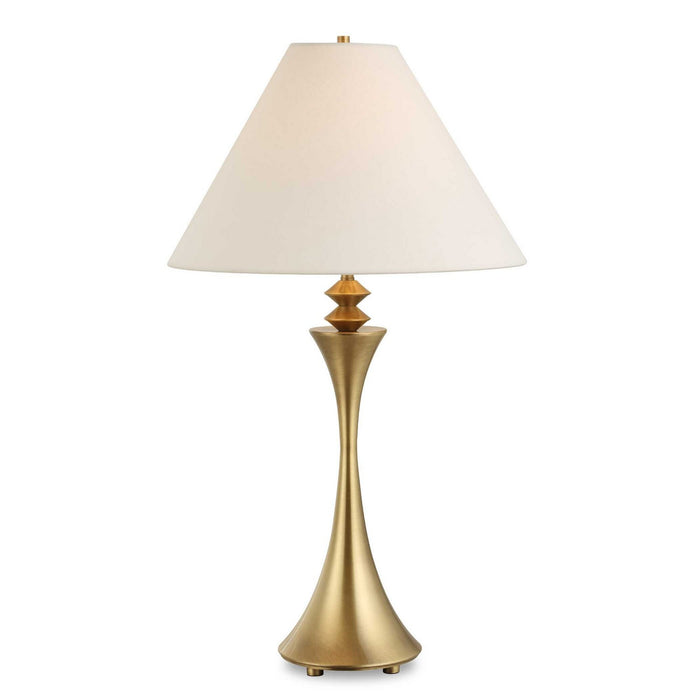 Uttermost 30578 One Light Table Lamp, Plated Brass