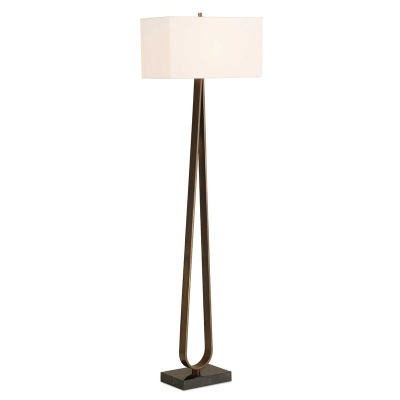 Uttermost 30591 One Light Floor Lamp, Dark Bronze