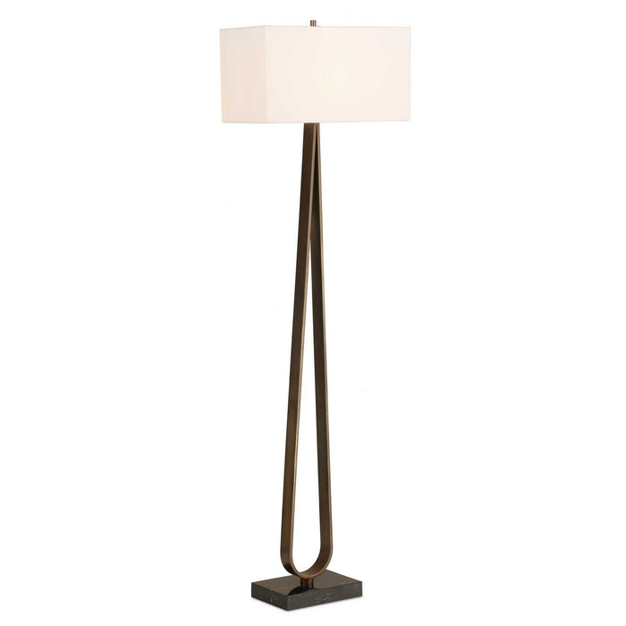 Uttermost 30591 One Light Floor Lamp, Dark Bronze
