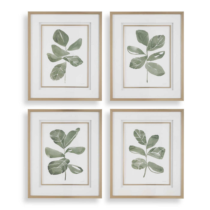 Uttermost 32454 Prints Set/4, Golden