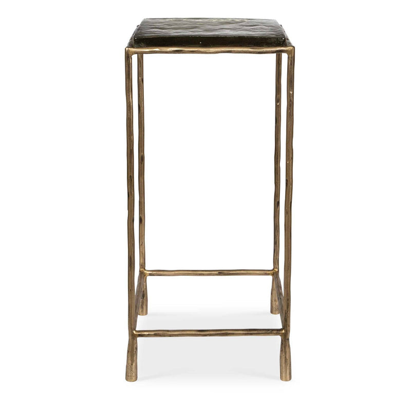 Uttermost 50089 Accent Table, Antiqued Gold