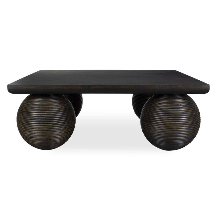 Uttermost 50148 Coffee Table, Distressed Black
