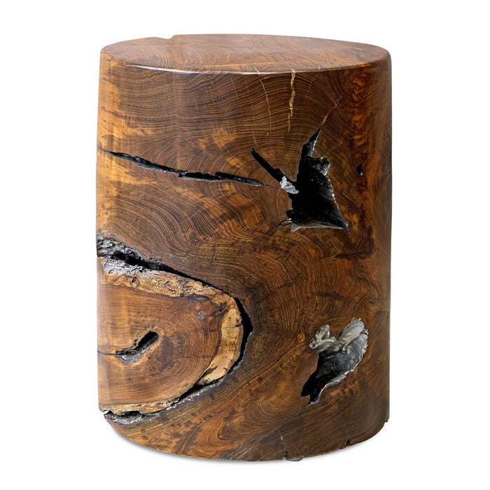 Uttermost 50157 Stool, Natural Teak