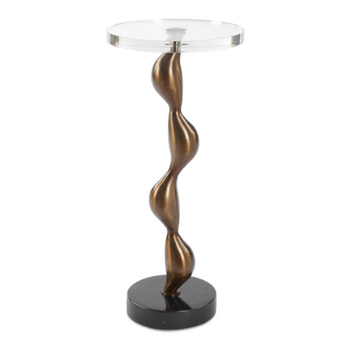 Uttermost 50163 Drink Table, Warm Bronze