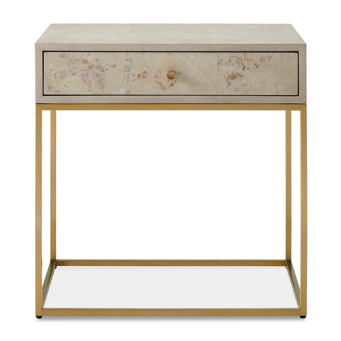 Uttermost 50174 Side Table, Brushed Brass