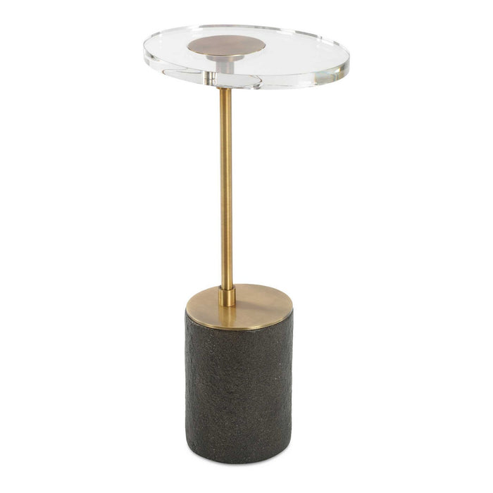 Uttermost 50176 Accent Table, Antique Brass
