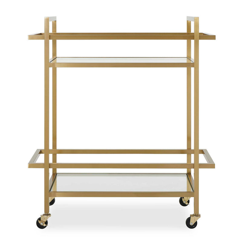 Uttermost 50205 Bar Cart, Brass
