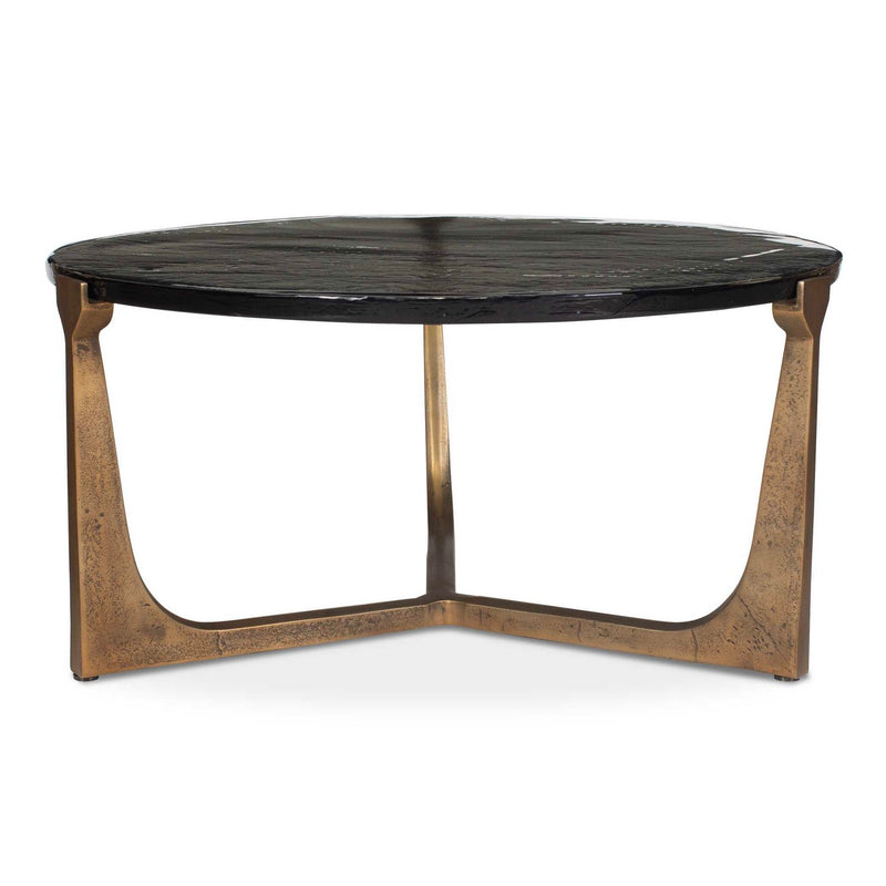 Uttermost 50215 Coffee Table, Brass
