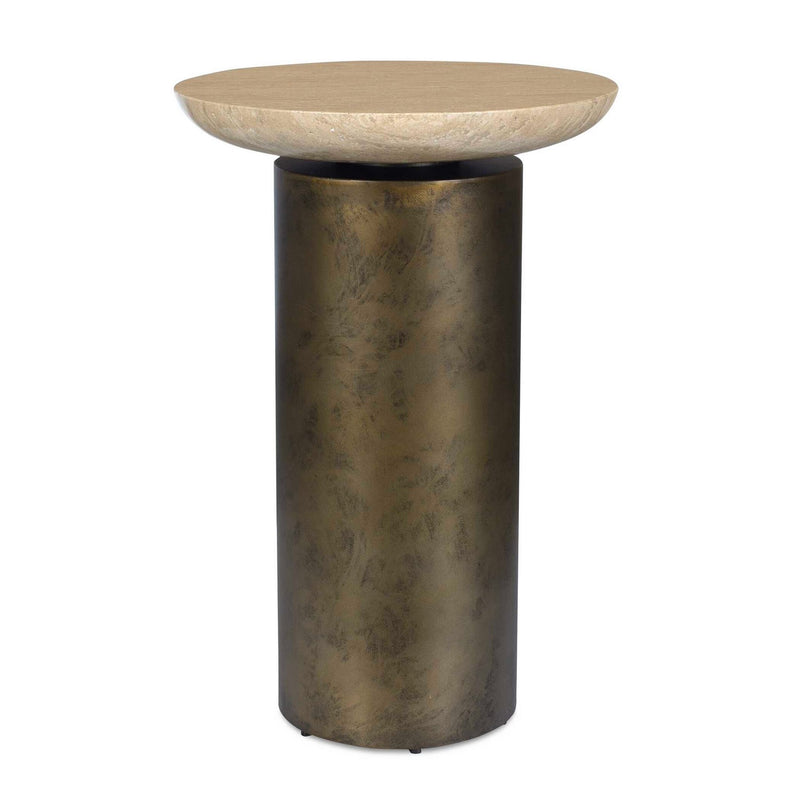Uttermost 50222 Accent Table, Antique Brass