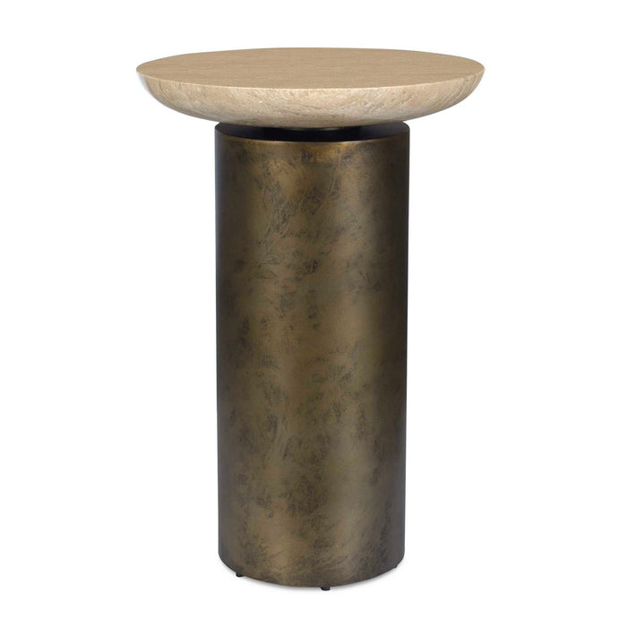 Uttermost 50222 Accent Table, Antique Brass