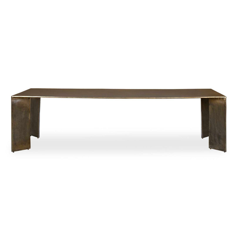 Uttermost 50223 Coffee Table, Antique Brass